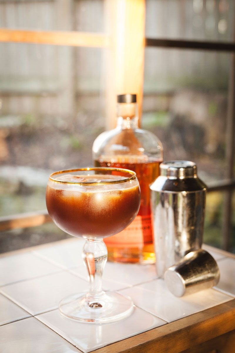 Birch Syrup Whiskey Cocktail